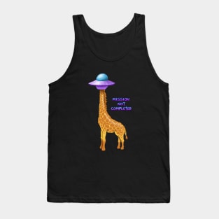 ufo giraffe Tank Top